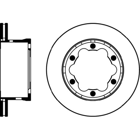 Pagid Brakes Brake Disc, 355105811 355105811